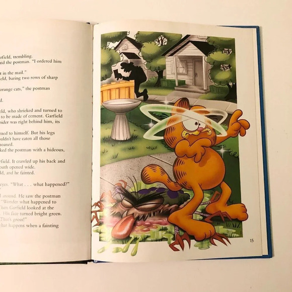 Vintage 1990 Garfields Scary Tales Book Grosset and Dunlap - Picture 15 of 16